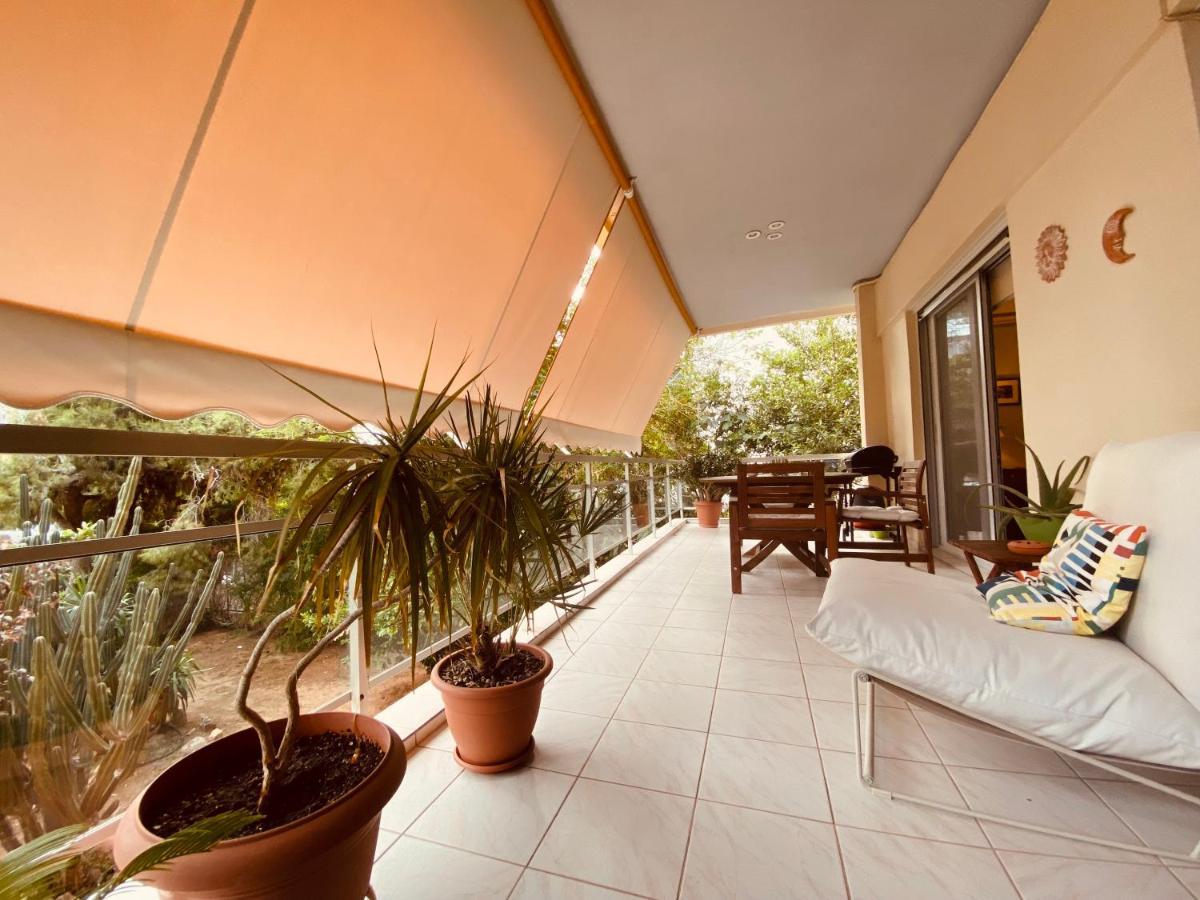 Athens Riviera Garden Views Apartment #Unoblu Eksteriør billede