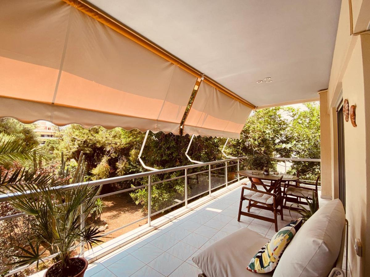 Athens Riviera Garden Views Apartment #Unoblu Eksteriør billede